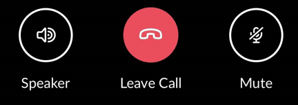 crossed out mic icon on white background